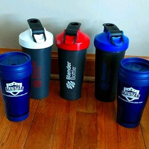 3 Blender Bottles 2 To Go Coffee Mugs With Lids